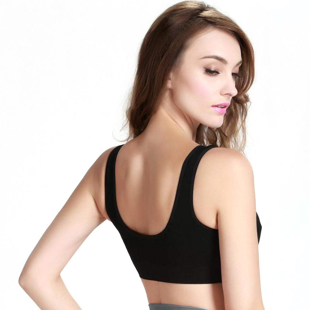 Bamboo Seamless Bralette - Black