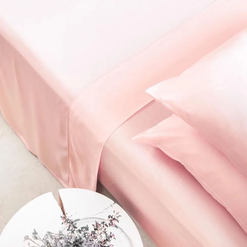 Earth Friendly Bamboo Sheets, Basic Set - Sakura Pink