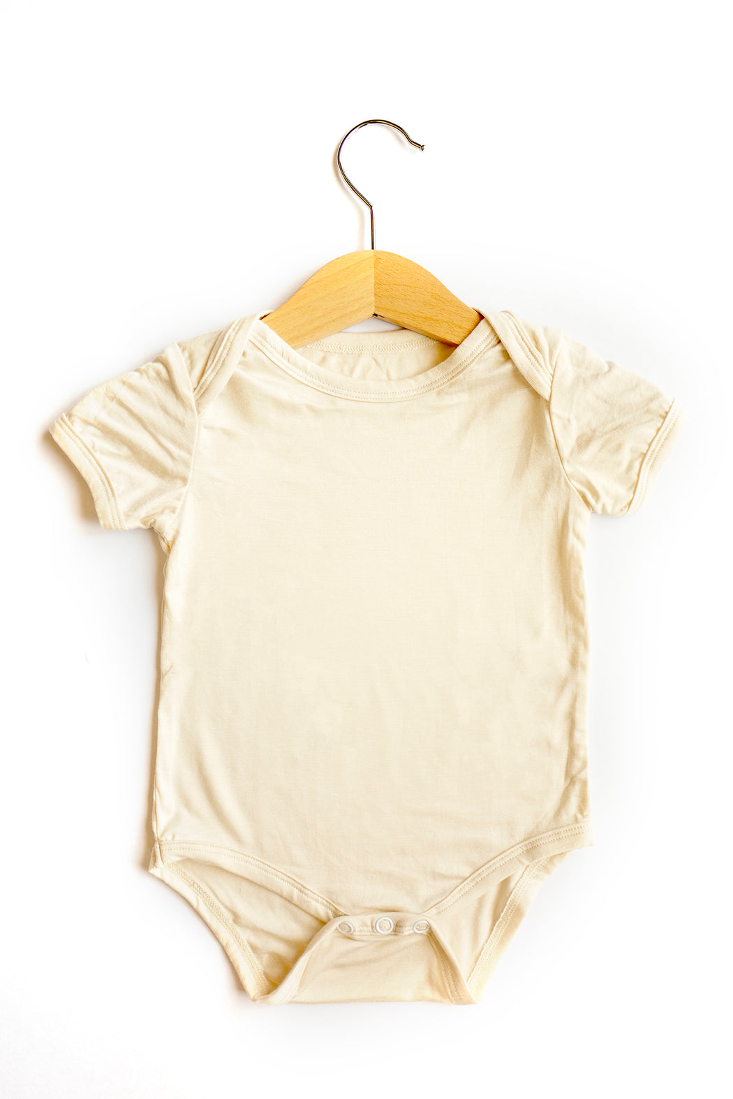Ultra Cute Baby Bamboo Onesies - Biscuit